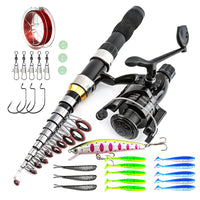⏳🔥LIMITED-TIME 49% OFF! ⏰Complete Travel Fishing Gear Set & Carrying Bag🎣