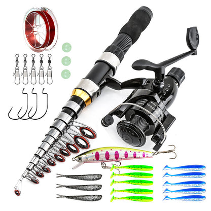 ⏳🔥LIMITED-TIME 49% OFF! ⏰Complete Travel Fishing Gear Set & Carrying Bag🎣