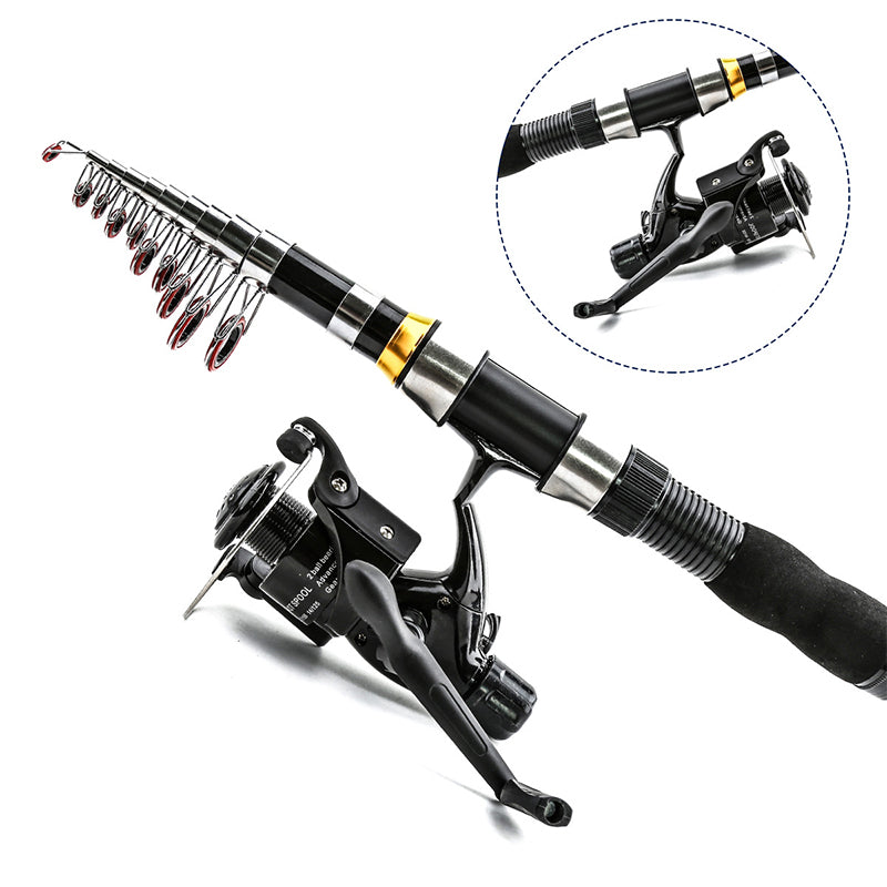 ⏳🔥LIMITED-TIME 49% OFF! ⏰Complete Travel Fishing Gear Set & Carrying Bag🎣