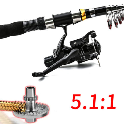 ⏳🔥LIMITED-TIME 49% OFF! ⏰Complete Travel Fishing Gear Set & Carrying Bag🎣