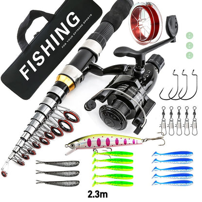 ⏳🔥LIMITED-TIME 49% OFF! ⏰Complete Travel Fishing Gear Set & Carrying Bag🎣
