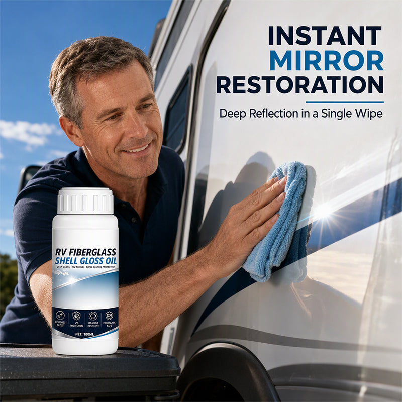 🎉 2026 Sale — Over 17,000 Sold! 🚐✨RV Fiberglass Gloss Oil Shine Restorer