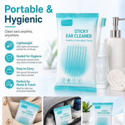 ⏳🔥LIMITED-TIME 49% OFF! ⏰Gentle Sticky Ear Cleaning Sticks for Dry Earwax