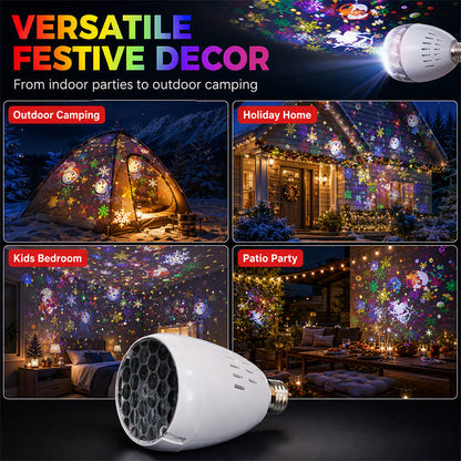 🏆LAST DAY 49% OFF🎄Christmas Projector Light Bulb✨