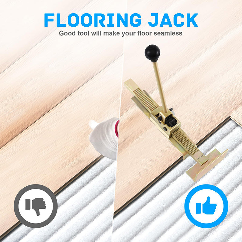 📏 49% OFF NOW! 🏠 Ratcheting Plank Jack – Heavy-Duty, Precise Alignment & Ergonomic Grip – For Hardwood Floor Installation 🛠️