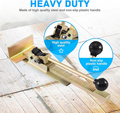 📏 49% OFF NOW! 🏠 Ratcheting Plank Jack – Heavy-Duty, Precise Alignment & Ergonomic Grip – For Hardwood Floor Installation 🛠️
