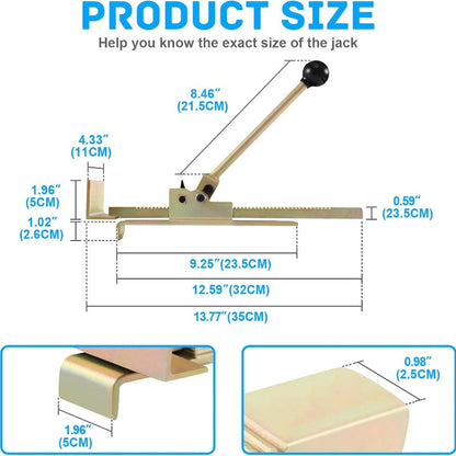 📏 49% OFF NOW! 🏠 Ratcheting Plank Jack – Heavy-Duty, Precise Alignment & Ergonomic Grip – For Hardwood Floor Installation 🛠️