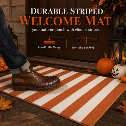 🚪 LIMITED‑TIME 49% OFF! ✨ Simple Striped Non‑Slip Door Mat – Stain‑Resistant, Reinforced Edge, Multi‑Size ✨