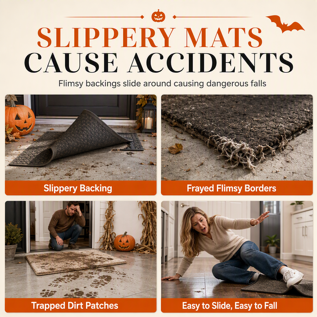 🚪 LIMITED‑TIME 49% OFF! ✨ Simple Striped Non‑Slip Door Mat – Stain‑Resistant, Reinforced Edge, Multi‑Size ✨