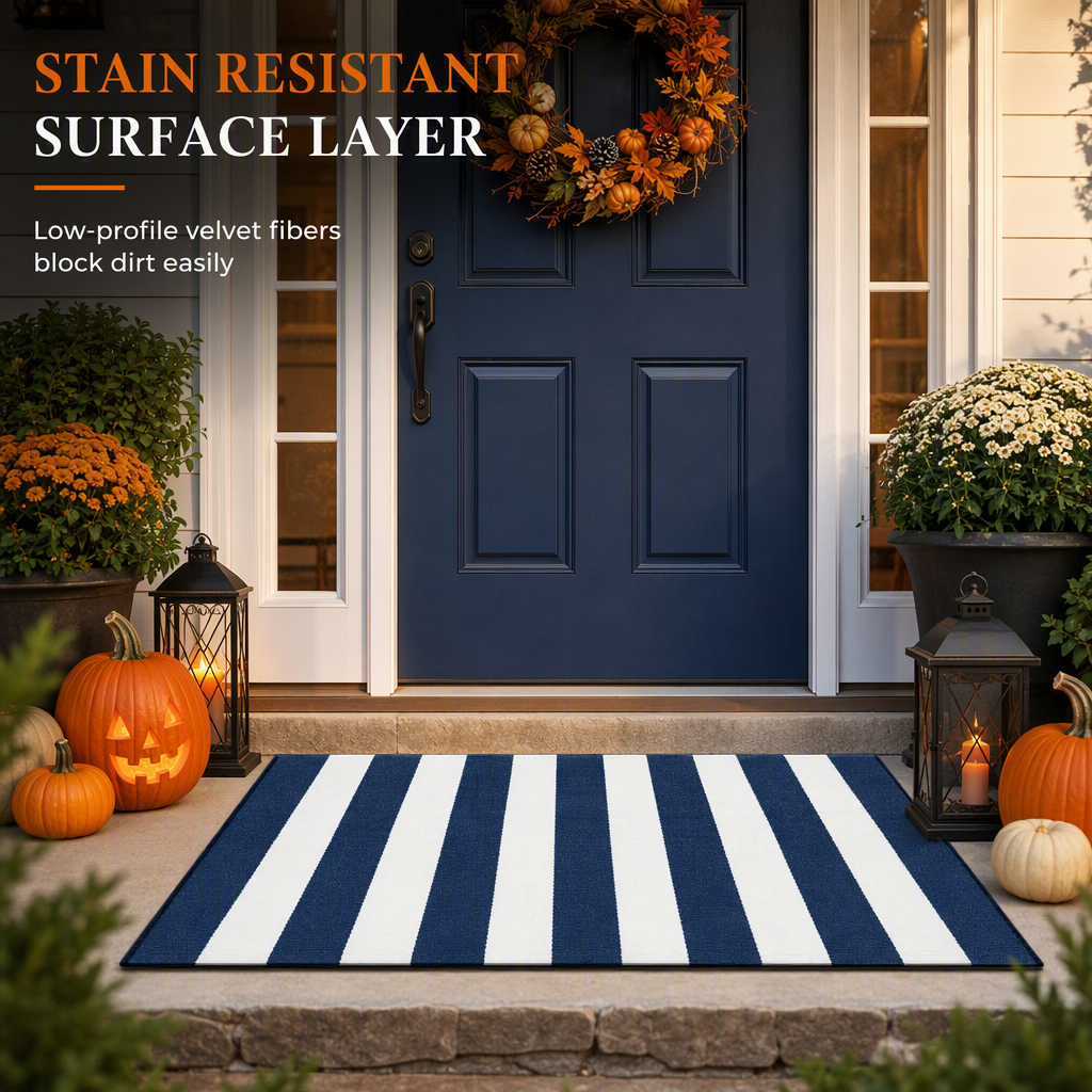 🚪 LIMITED‑TIME 49% OFF! ✨ Simple Striped Non‑Slip Door Mat – Stain‑Resistant, Reinforced Edge, Multi‑Size ✨