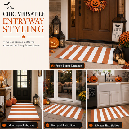 🚪 LIMITED‑TIME 49% OFF! ✨ Simple Striped Non‑Slip Door Mat – Stain‑Resistant, Reinforced Edge, Multi‑Size ✨