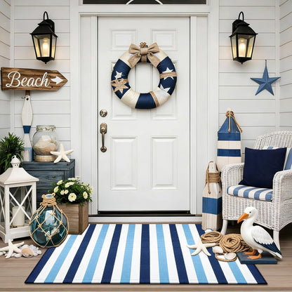 🚪 LIMITED‑TIME 49% OFF! ✨ Simple Striped Non‑Slip Door Mat – Stain‑Resistant, Reinforced Edge, Multi‑Size ✨