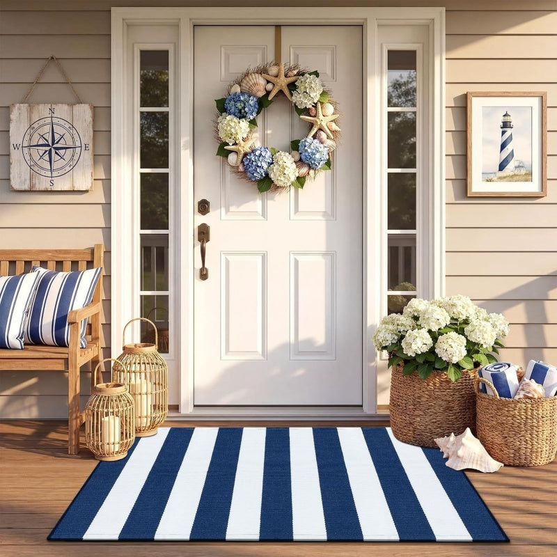 🚪 LIMITED‑TIME 49% OFF! ✨ Simple Striped Non‑Slip Door Mat – Stain‑Resistant, Reinforced Edge, Multi‑Size ✨