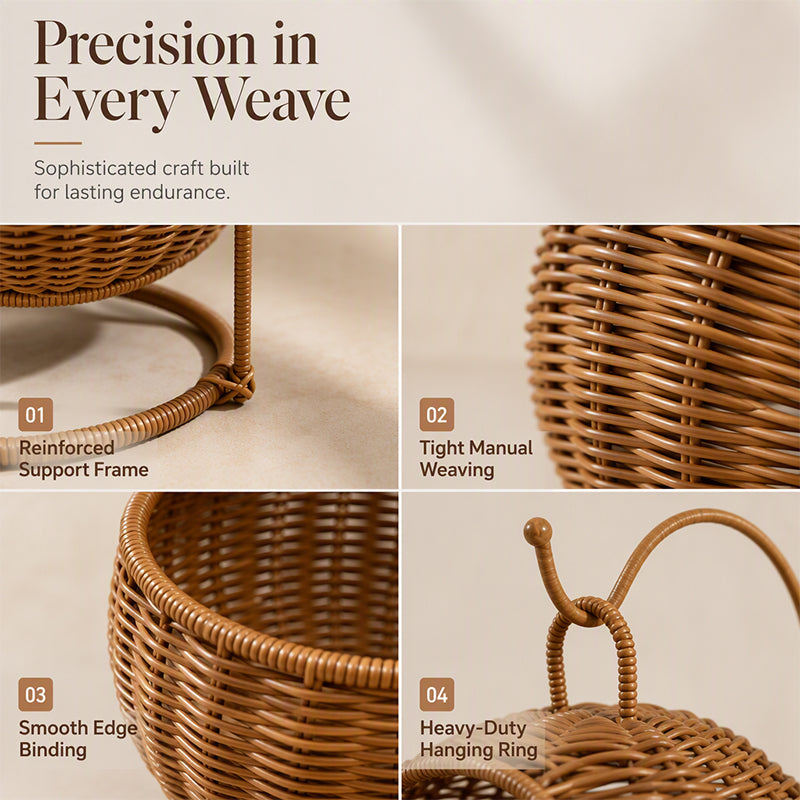 🧺 Save 49%! 🏠 Woven Storage Basket – Decorative, hanging & stylish ✨