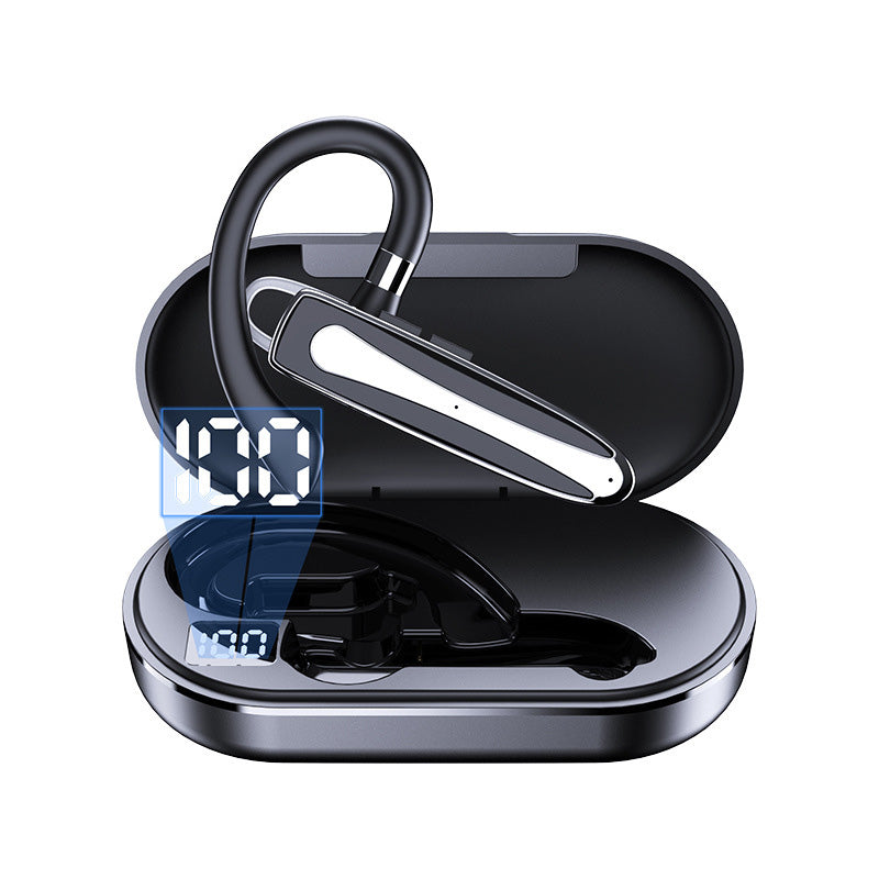🔊 LIMITED‑TIME 49% OFF! ✨Waterproof Bluetooth Earpiece – Bluetooth5.1, Dual‑Mic Noise Reduction, 180° Rotatable Ear‑Hook ✨