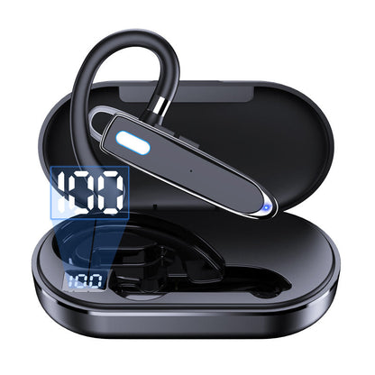 🔊 LIMITED‑TIME 49% OFF! ✨Waterproof Bluetooth Earpiece – Bluetooth5.1, Dual‑Mic Noise Reduction, 180° Rotatable Ear‑Hook ✨