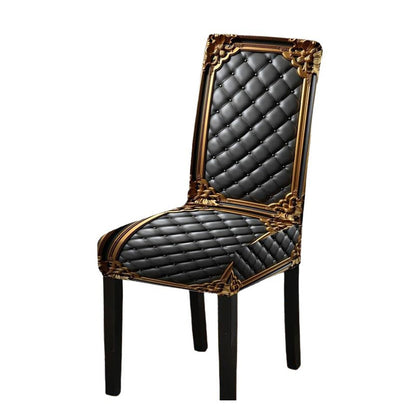 🪑 LIMITED-TIME 49% OFF ✨ Washable Baroque Chair Cover — Stretch Fit, Royal Gold Pattern