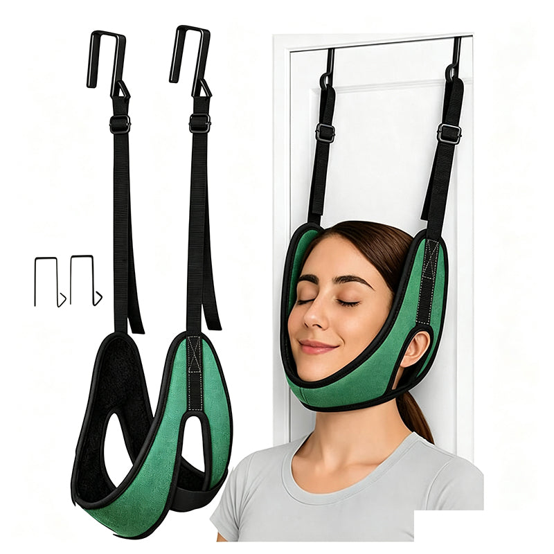 📢📢49% OFF !! ⏰Over Door Cervical Traction Device for Neck Pain Relief