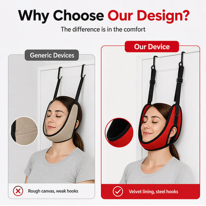 📢📢49% OFF !! ⏰Over Door Cervical Traction Device for Neck Pain Relief