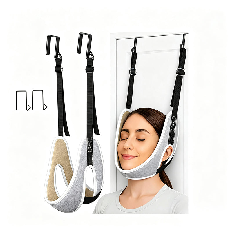 📢📢49% OFF !! ⏰Over Door Cervical Traction Device for Neck Pain Relief