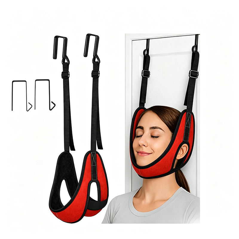 📢📢49% OFF !! ⏰Over Door Cervical Traction Device for Neck Pain Relief