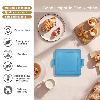 🎉 LIMITED TIME 49% OFF! 🍞 Microwave Toaster & Sandwich Maker – Non-Stick Surface, Microwave & Oven Compatible, Compact Design ✨