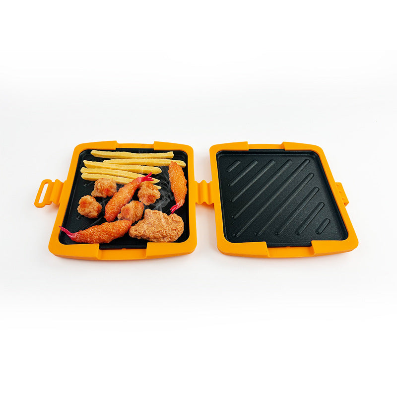 🎉 LIMITED TIME 49% OFF! 🍞 Microwave Toaster & Sandwich Maker – Non-Stick Surface, Microwave & Oven Compatible, Compact Design ✨