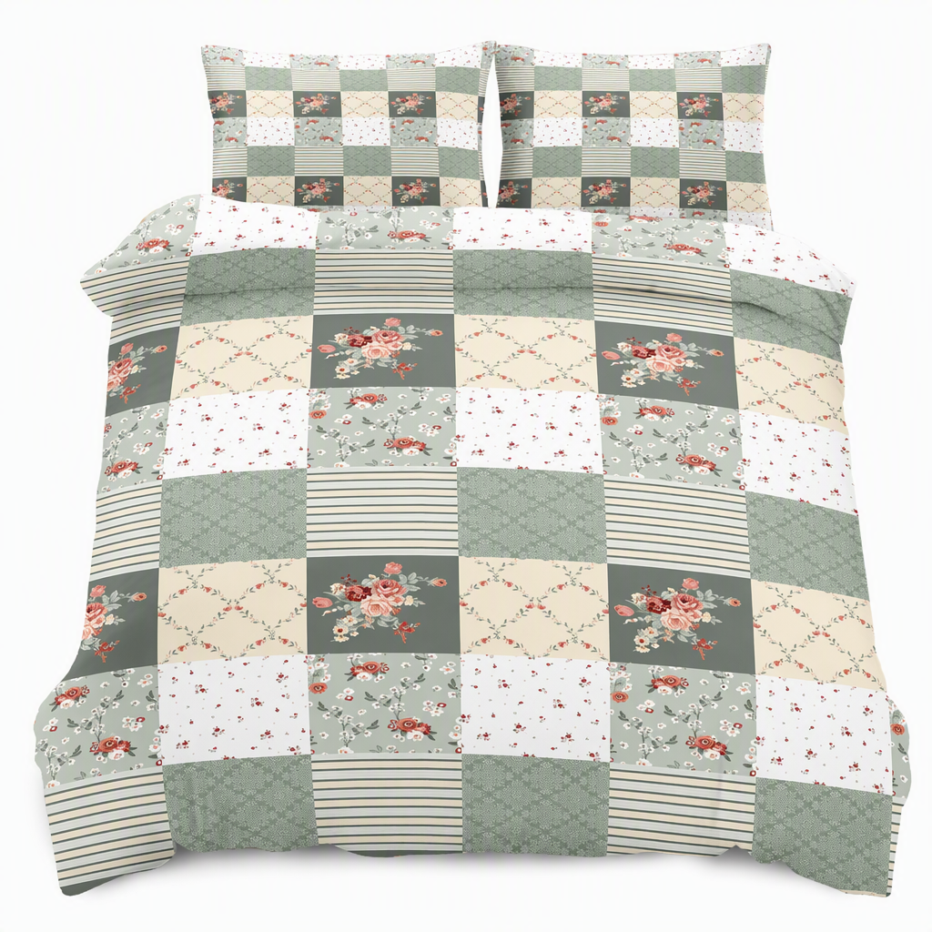 🛏️ LIMITED‑TIME 49% OFF! 💐 All Season Brushed Floral Bedding Set – Soft, Reversible, Decorative ✨