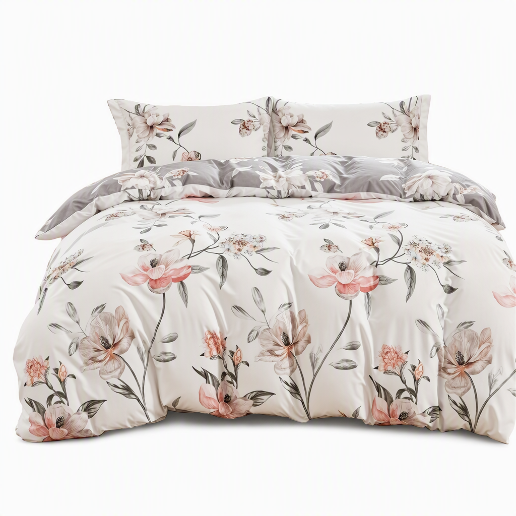 🛏️ LIMITED‑TIME 49% OFF! 💐 All Season Brushed Floral Bedding Set – Soft, Reversible, Decorative ✨