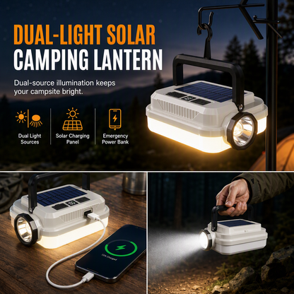 ⭐ DON'T MISS 49% OFF 🏕️ Multi-Functional — Lantern, Work Light & Device Charger