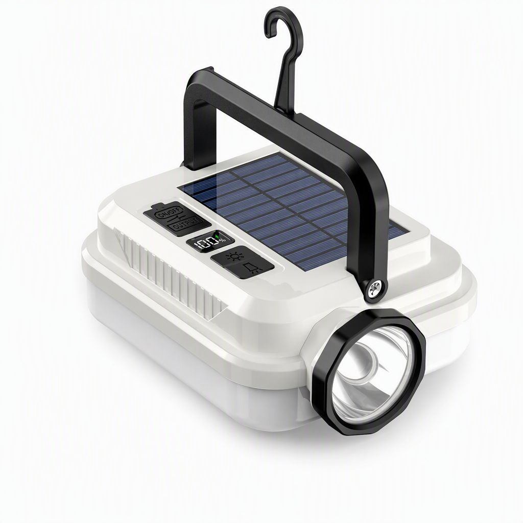 ⭐ DON'T MISS 49% OFF 🏕️ Multi-Functional — Lantern, Work Light & Device Charger