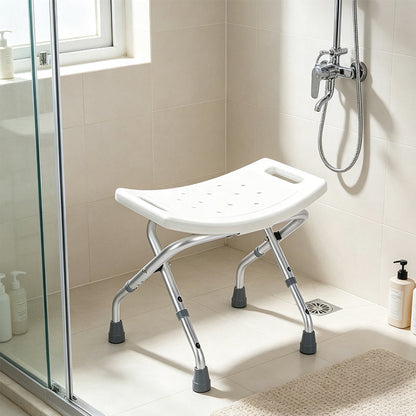 🪑 49% OFF! 🚿 Foldable Shower Chair – Heavy-duty, rustproof & stable ✨