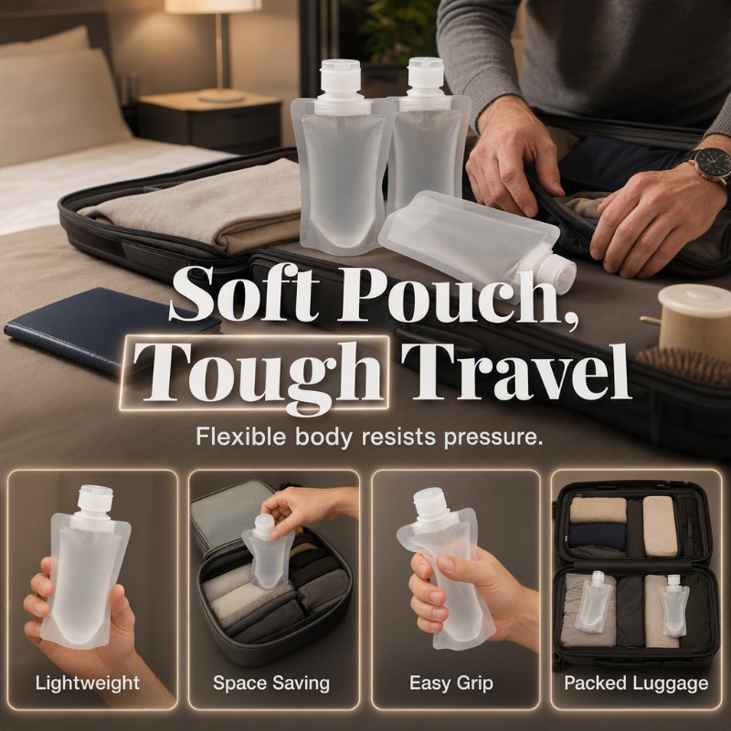 ✈️ LIMITED‑TIME 49% OFF! 🧴 23,418 Happy Travelers – Portable Travel Fluid Makeup Packing Bag (10 Pcs) – Leak-Proof, Transparent & Reusable 🧳