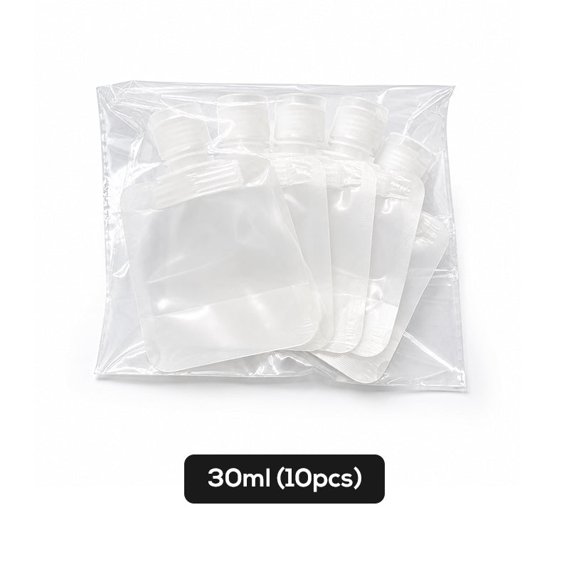 ✈️ LIMITED‑TIME 49% OFF! 🧴 23,418 Happy Travelers – Portable Travel Fluid Makeup Packing Bag (10 Pcs) – Leak-Proof, Transparent & Reusable 🧳
