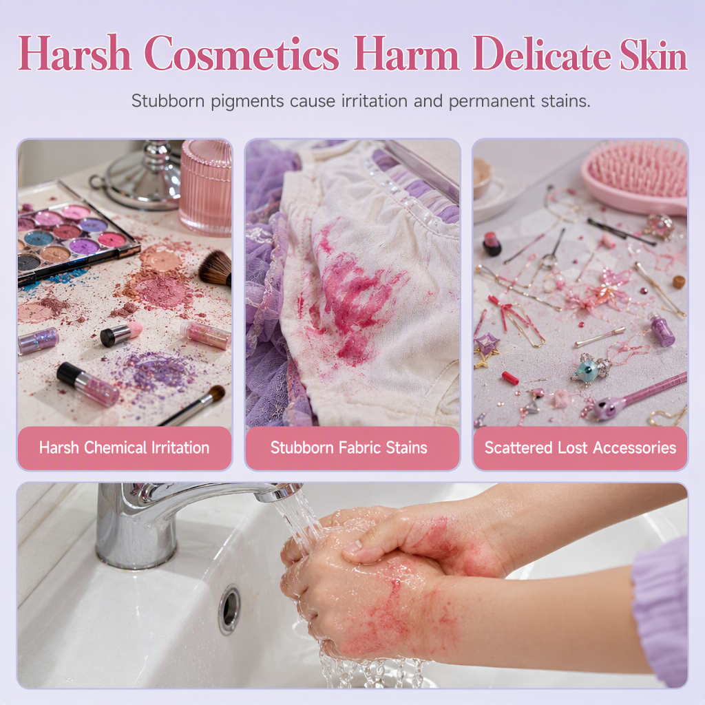 💄 LIMITED‑TIME 49% OFF! ✨ Washable Princess Makeup Set – Kid‑Safe Non‑Toxic Pretend Beauty Toy Gift 👸