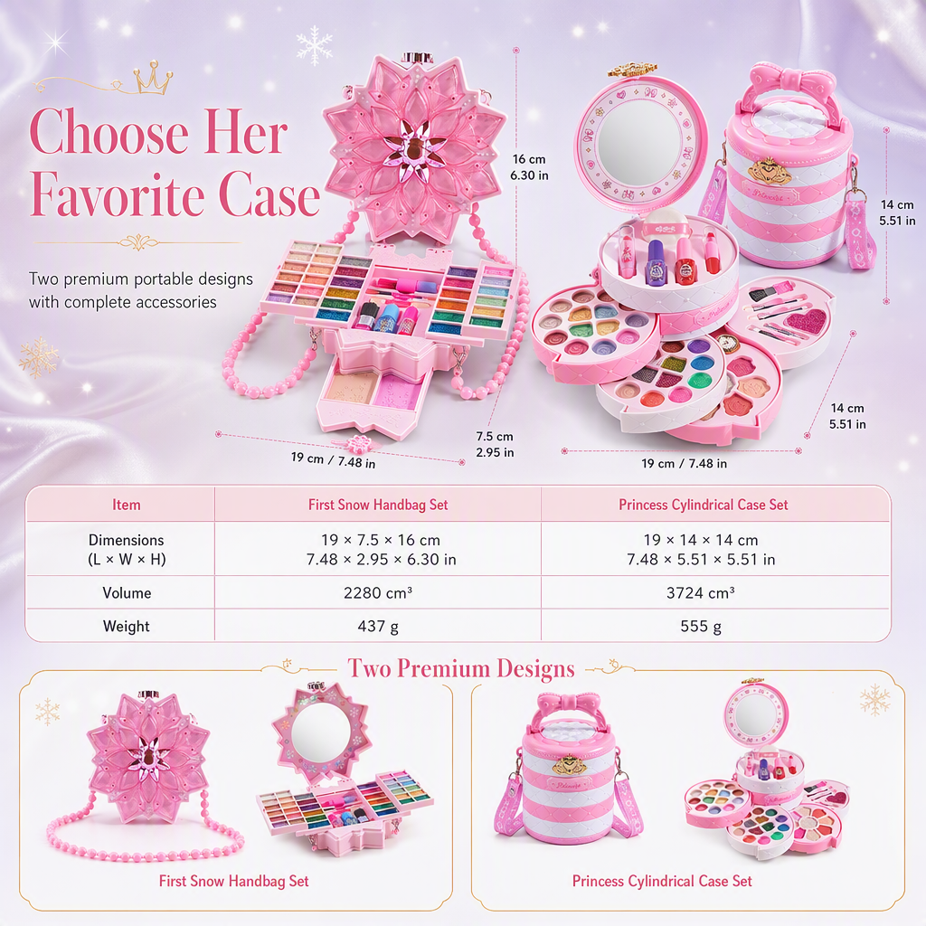 💄 LIMITED‑TIME 49% OFF! ✨ Washable Princess Makeup Set – Kid‑Safe Non‑Toxic Pretend Beauty Toy Gift 👸