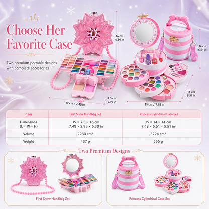 💄 LIMITED‑TIME 49% OFF! ✨ Washable Princess Makeup Set – Kid‑Safe Non‑Toxic Pretend Beauty Toy Gift 👸