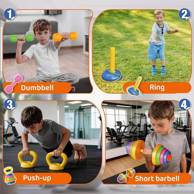 👦💪Kids Adjustable Dumbbell Toy Set