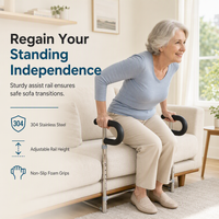 ⏳🔥LIMITED-TIME 49% OFF! ⏰Sofa Stand Assist Rail for Elderly Stainless Steel🛋️