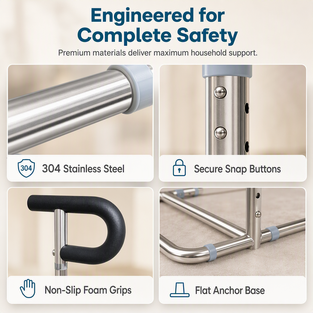 ⏳🔥LIMITED-TIME 49% OFF! ⏰Sofa Stand Assist Rail for Elderly Stainless Steel🛋️
