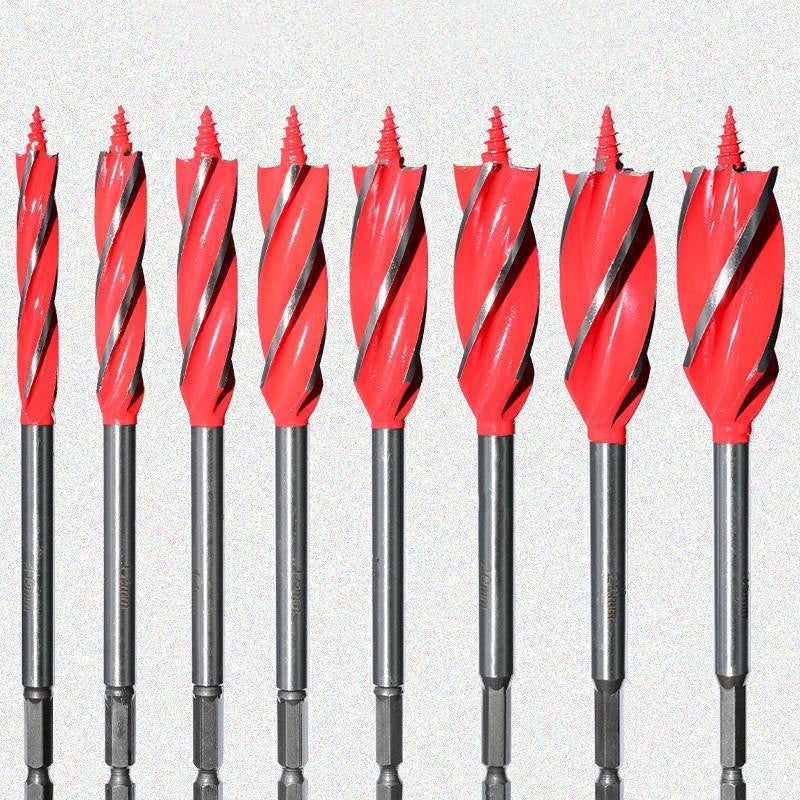 🔩 49% OFF NOW! 🌳 Auger Drill Bit Set – High Carbon Steel, 4-Flute Design & Anti-Slip Hex Shank – 8 PCS for Hardwood, Cork & Plastic 🛠️