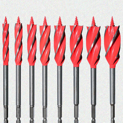 🔩 49% OFF NOW! 🌳 Auger Drill Bit Set – High Carbon Steel, 4-Flute Design & Anti-Slip Hex Shank – 8 PCS for Hardwood, Cork & Plastic 🛠️
