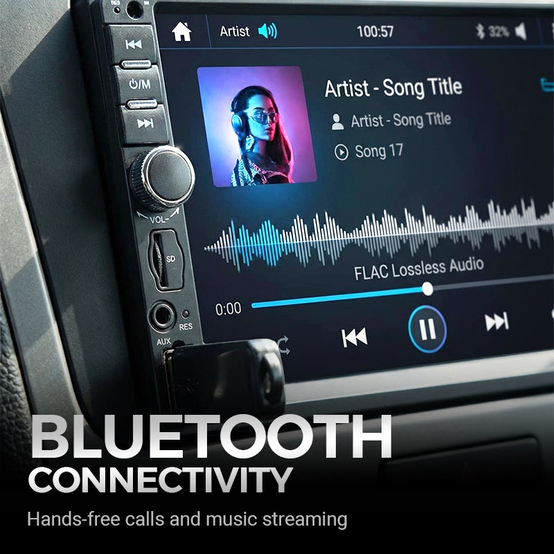 🚗 LIMITED‑TIME 49% OFF! ✨ 7‑Inch Double DIN Car Stereo – Wired CarPlay & Android Auto, Backup Camera Input 📱