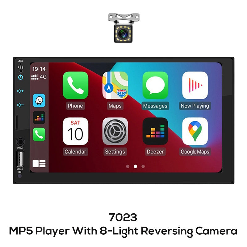 🚗 LIMITED‑TIME 49% OFF! ✨ 7‑Inch Double DIN Car Stereo – Wired CarPlay & Android Auto, Backup Camera Input 📱