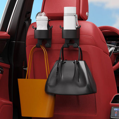 📢📢49% OFF !! ⏰Car Seat Headrest Cup Holder with Hooks