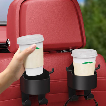 📢📢49% OFF !! ⏰Car Seat Headrest Cup Holder with Hooks