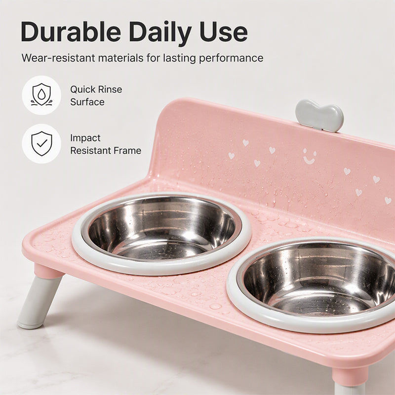 🐾 Save 49%! 🥣 Elevated Pet Bowls – Detachable & double‑bowl design ✨