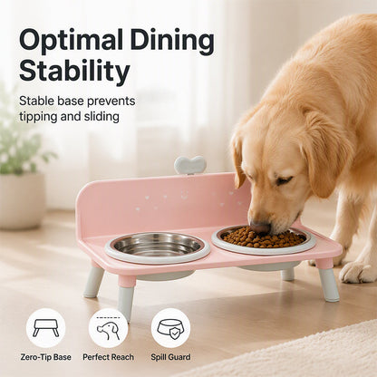 🐾 Save 49%! 🥣 Elevated Pet Bowls – Detachable & double‑bowl design ✨