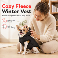 🐾 LIMITED-TIME 49% OFF! ✨ Hooded Dog Coat – Fleece-lined, Windproof 🧥