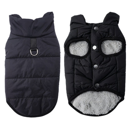 🐾 LIMITED-TIME 49% OFF! ✨ Hooded Dog Coat – Fleece-lined, Windproof 🧥